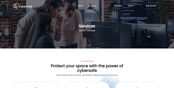 CyberSafe - Cyber Security Service HTML5 Template