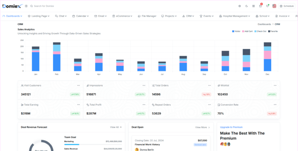 Domiex - Admin & Dashboard Template