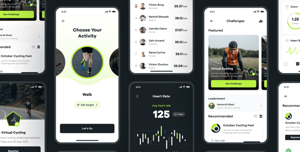 Sportly - Fittech App UI Kit