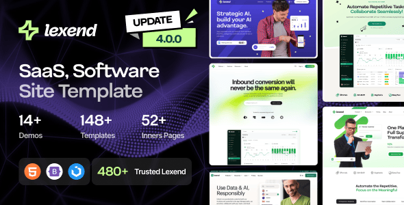 Lexend - Software, SaaS & Startup HTML5 Template