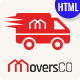 MoversCO - Movers & Packers HTML Template - ThemeForest Item for Sale
