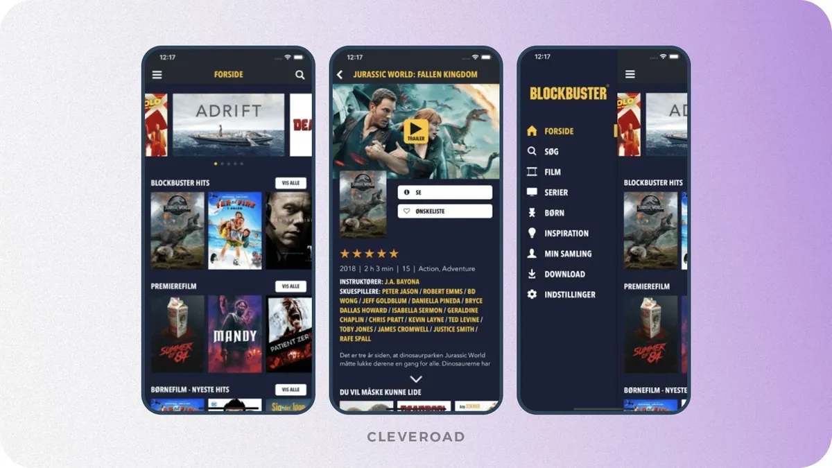 Blockbuster - video on-demand platform