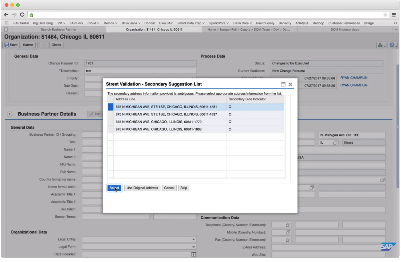 Complex SAP training