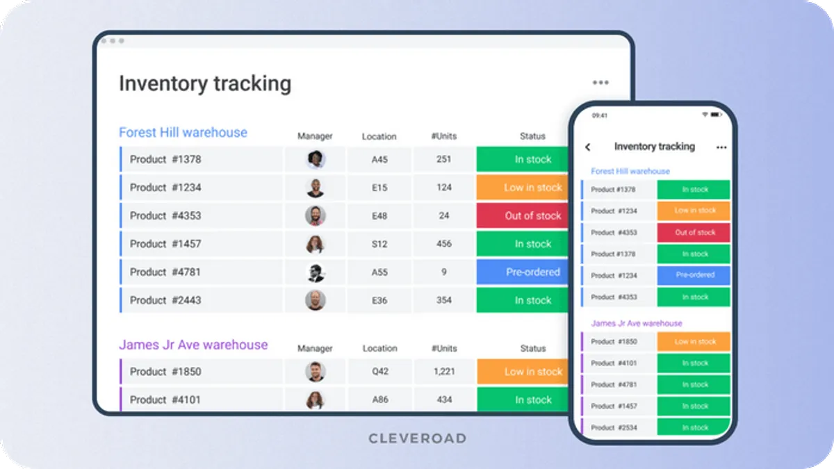 Inventory tracking feature within inventory management software development