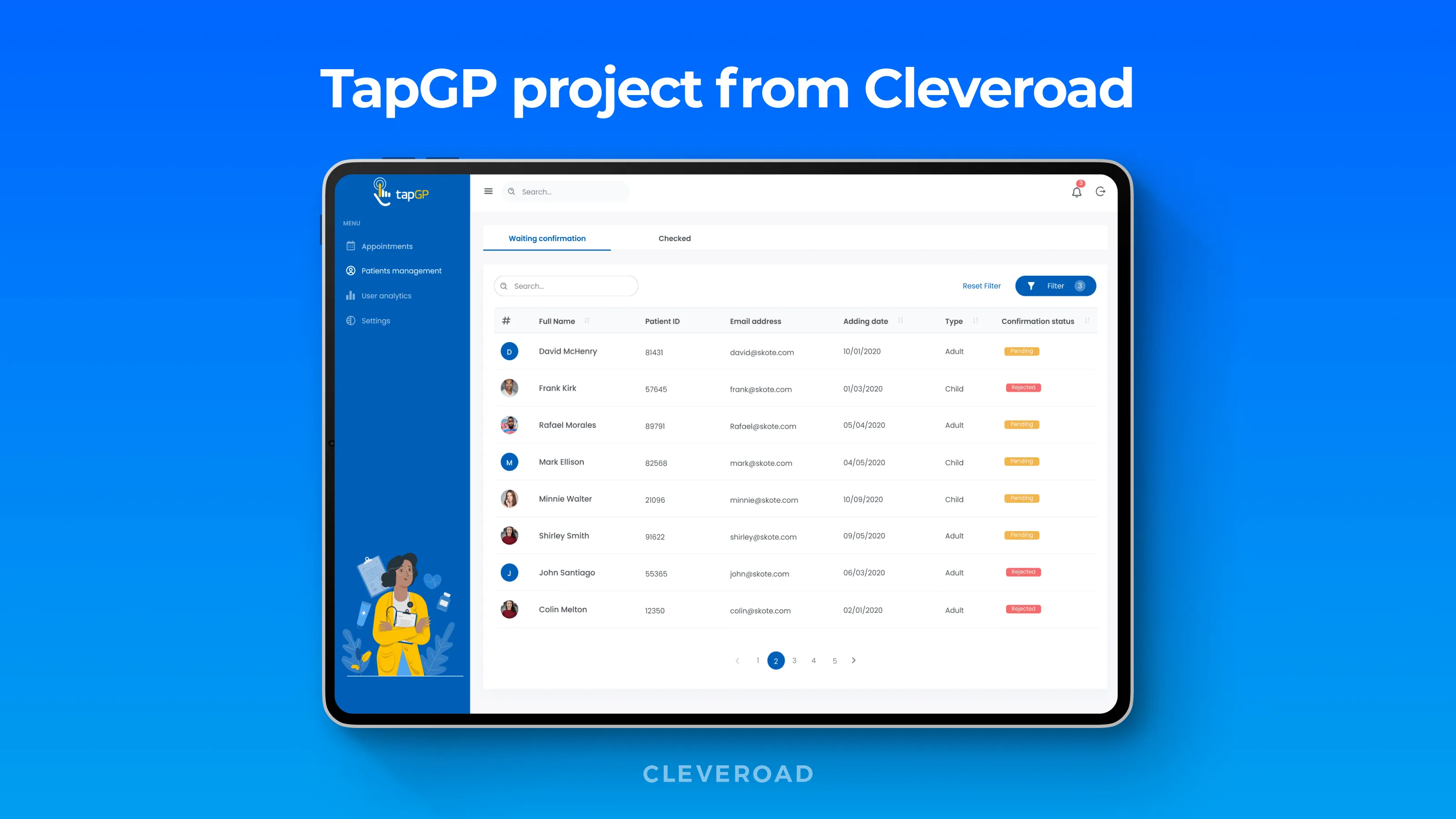 TapGP interface