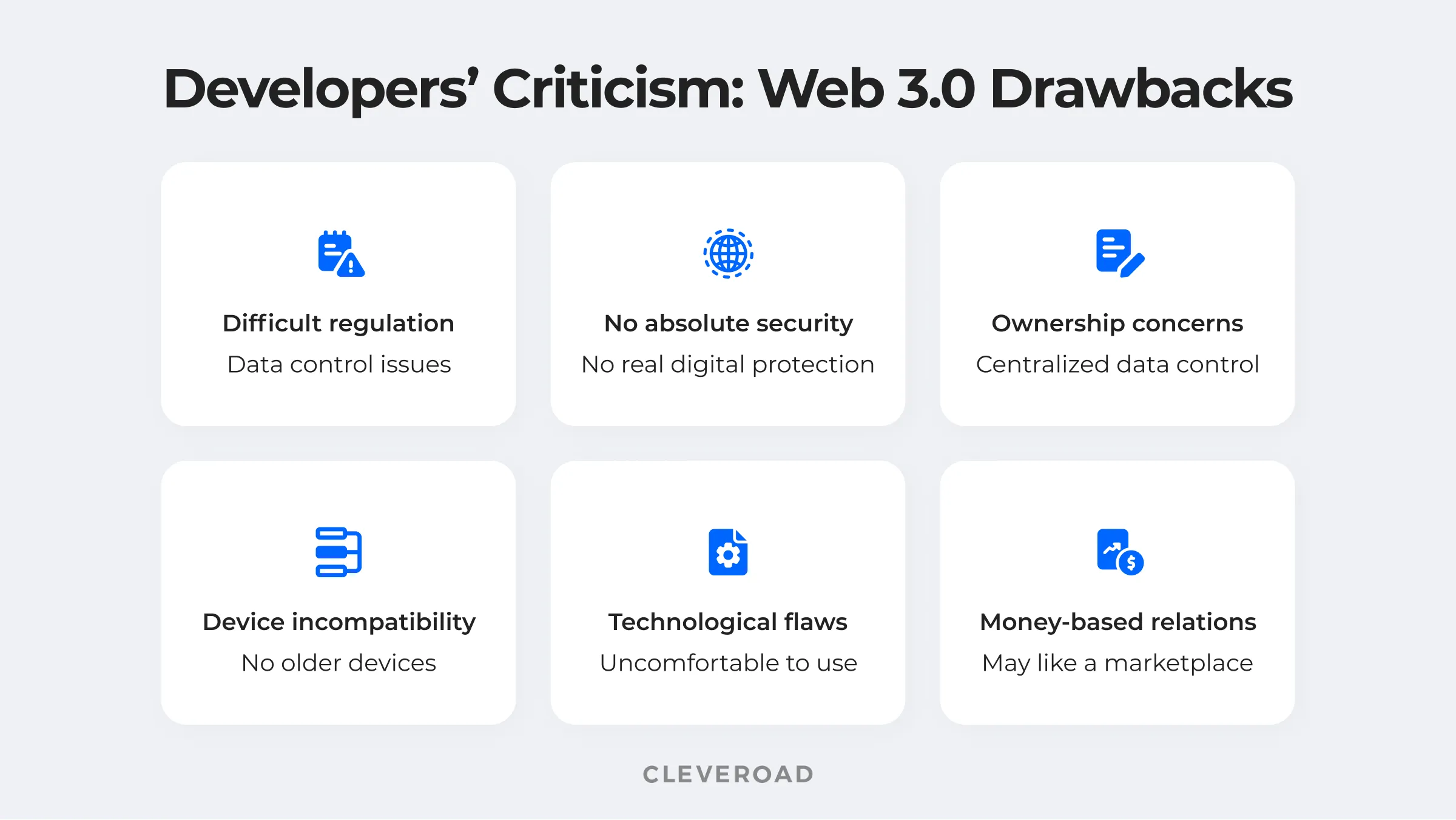 Web 3.0 drawbacks to solve